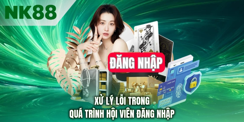 Xử lý lỗi trong quá trình hội viên đăng nhập